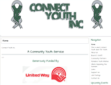 Tablet Screenshot of connectyouth.ca